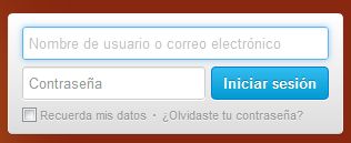 Entrar Twitter Inicio de sesión twitter